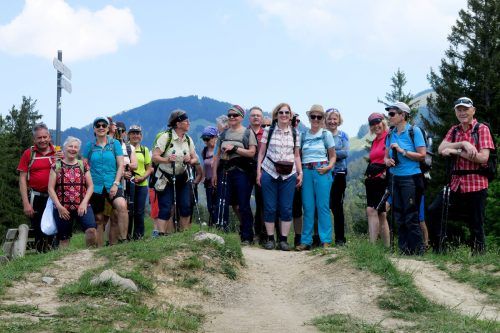 Eine herrliche Wanderung unternahmen die Bergfreunde von Vorarlberg 50plus von Muntlix zur Letze. VORARLBERG 50plus