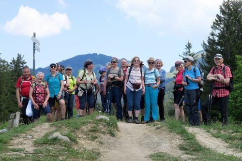 Eine herrliche Wanderung unternahmen die Bergfreunde von Vorarlberg 50plus von Muntlix zur Letze. VORARLBERG 50plus