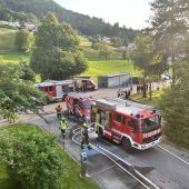 Großangelegter Brandtest im Bettentrakt