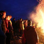Berge in Flammen