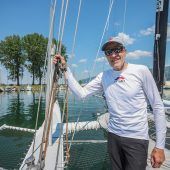 Fritz Trippolt nimmt erneut bei der „RUND UM“- Bodenseeregatta teil. »A5