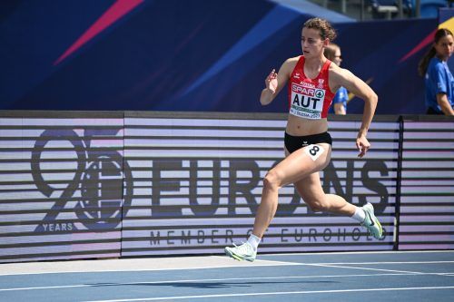 2023 holte Anna Mager als Dritte im 400-m-Lauf wertvolle Punkte für die Mannschaft.⇒ÖLV