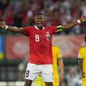 Österreichs Nationalteam im Siegestaumel