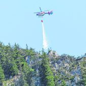 Großeinsatz wegen ­Waldbrand in Braz