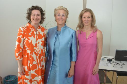 GF Simone Bemetz-Kochhafen, Obfrau Kitty Hertnagel und Karoline Ebner (ARGE ). afp (3)