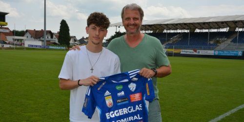 Hartbergs Cheftrainer Markus Schopp holte den 18-jährigen Damjan Kovacevic von der Akademie Vorarlberg in die Bundesliga. TSV