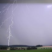 Heftiges Gewitter zog über weite Teile Deutschlands