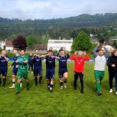 Aufstiegsparty nach der Meisterschaft