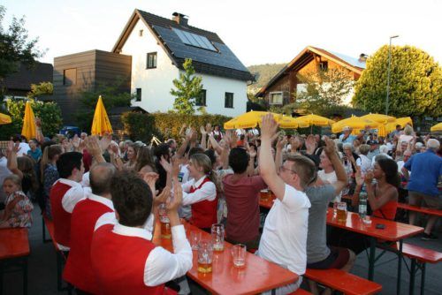 Im Rankweiler Ortsteil „In der Schaufel“ wird am Wochenende ordentlich gefeiert.