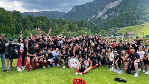 In der 5. Landesklasse Unterland holte sich die 1b-Mannschaft vom KFZ Hagspiel FC Hittisau den Titel. SIHA