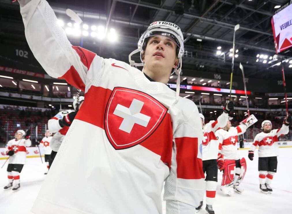 Jonas Taibel überzeugte mit guten Leistungen im Schweizer Trikot.AP
