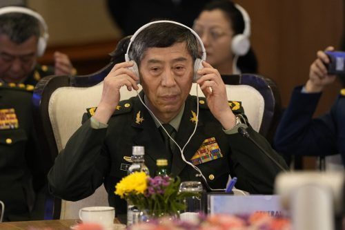 Li Shangfu ist erst seit März Verteidigungsminister Chinas. AP