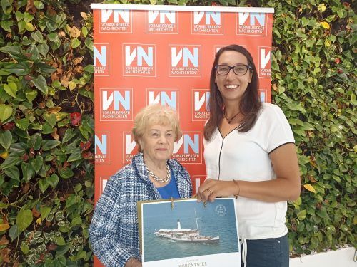 Maria Vogel hat eine Genussreise auf dem Motorschiff Österreich für die Konstanzer Seenacht gewonnen.  russmedia