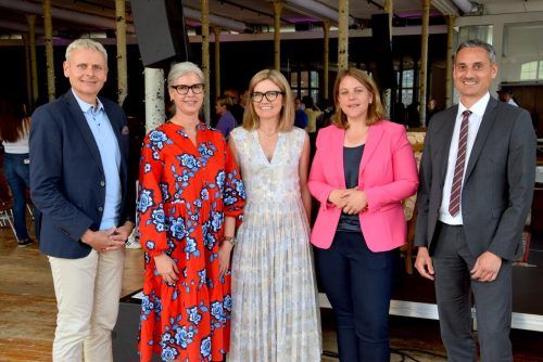 Michael Tagwerker, Angelika Kaufmann, Petra Waltle, Direktorin Margit Flecker und Michael Gager. sco (2)