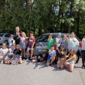 „Hallo Auto“ hieß es in der Volksschule Tschagguns