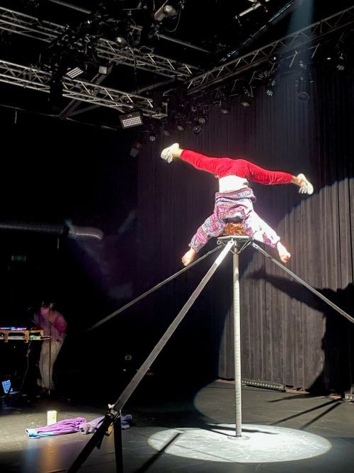 Nicht nur Clowns, auch Artistik war bei dem Zirkusfestival zu sehen. Caravan