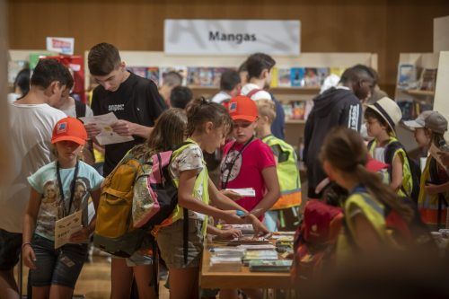 Ob Klassiker oder Buchneuerscheinung, bei der Buch am Bach werden alle Kinder und Jugendlichen fündig.   VN/Paulitsch