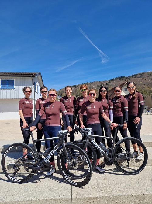 Rankweiler Women Cycling Team mit neuem Trikot.