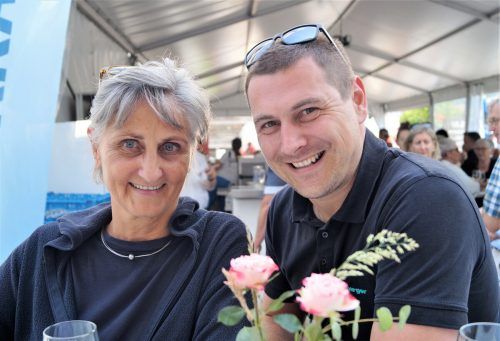 Renate Zehrer und Dominik Köb hatten viel Spaß.