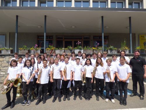 Tagessieger beim 12. Jugendblasorchester-Landeswettbewerb wurde die Jugendmusikgruppe „Hardis“. VORARLBERGER BLASMUSIKVERBAND