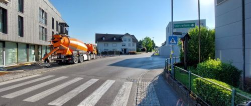 Wegen Bauarbeiten ist ab Montag die Lustenauer Staldenstraße gesperrt. Gde