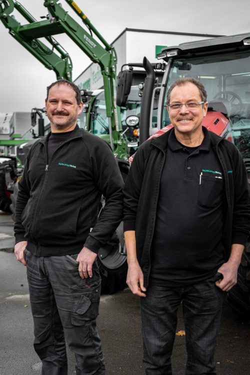 Werner Enenkel ist Ausbilder in Lustenau und Stephan Sinz ist verantwortlich für die Gesamtkoordination der Lehrlingsausbildung in der BayWa Technik. Baywa