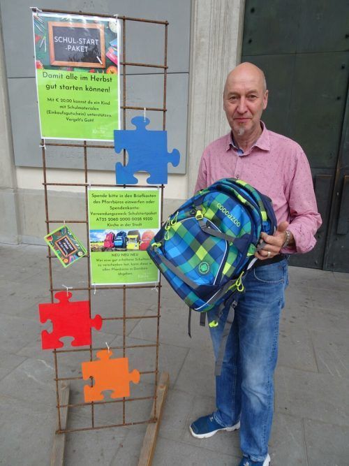 Der Gemeindeleiter der Pfarre Rohrbach, Alfons Meindl, hofft auf viele Spenden. cth