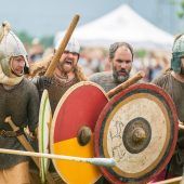Gladiatoren und Römer in Rankweil