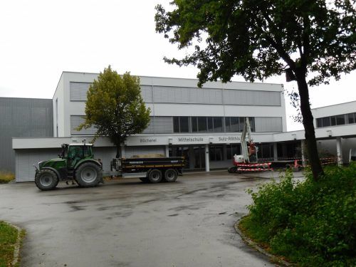 An der Mittelschule Sulz-Röthis wird derzeit die umfangreiche Generalsanierung mit den letzten Arbeiten abgeschlossen. mima