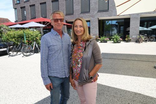 Baumeister Thomas Spiegel und Architektin Karin Aicher.