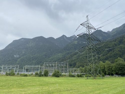 Beim Umspannwerk sehen die Verantwortlichen den optimalen Standort für das Heizwerk. VN/JUN, Mathis