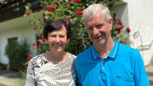 Das Jubelpaar Martha und Kurt Tschann freute sich über die zahlreichen Glückwünsche. vorarlberg 50+