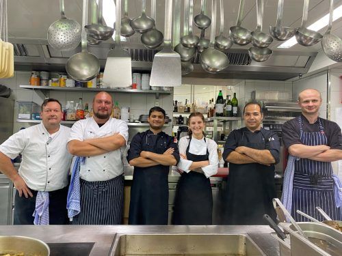 Das Küchenteam des Hotel Schwärzler in Bregenz steht bereits in den Startlöchern. VN/Leg, Norbert Bitter