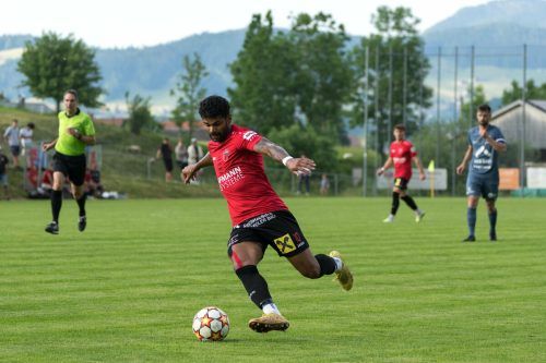Uelder Barbosa Mendes erzielte das 1:0 für den FC Bizau.⇒Stiplovsek
