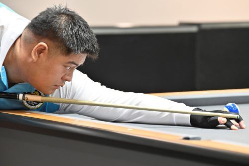 Der Rankweiler Mario He konnte im Halbfinale und im Spiel um Platz drei nicht zu einer besseren Platzierung beitragen – Team „Europa A“ holt Platz vier. WCBS, www.billard1.net