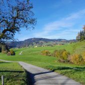 Schwarzenberg mit Stausee Ach