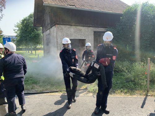 Die 24-Stunden-Übung der Feuerwehrjugend Lauterach begeisterte mit vielfältigen Einsätzen.  OF Schwarzach