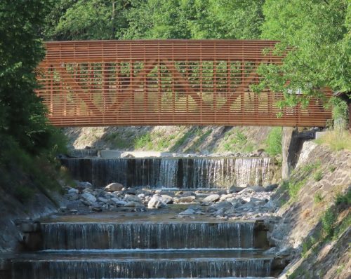 Die neue Brücke über die Samina in Frastanz.  Hubert Sigmund