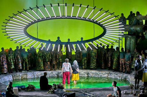 Die neue Inszenierung von Parsifal in Bayreuth präsentierte eine innovative Augmented-Reality-Version. Bayreuther Festspiele/ENRICO NAWRATH (2)