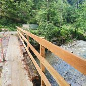 Brücke im Saminatal gesperrt