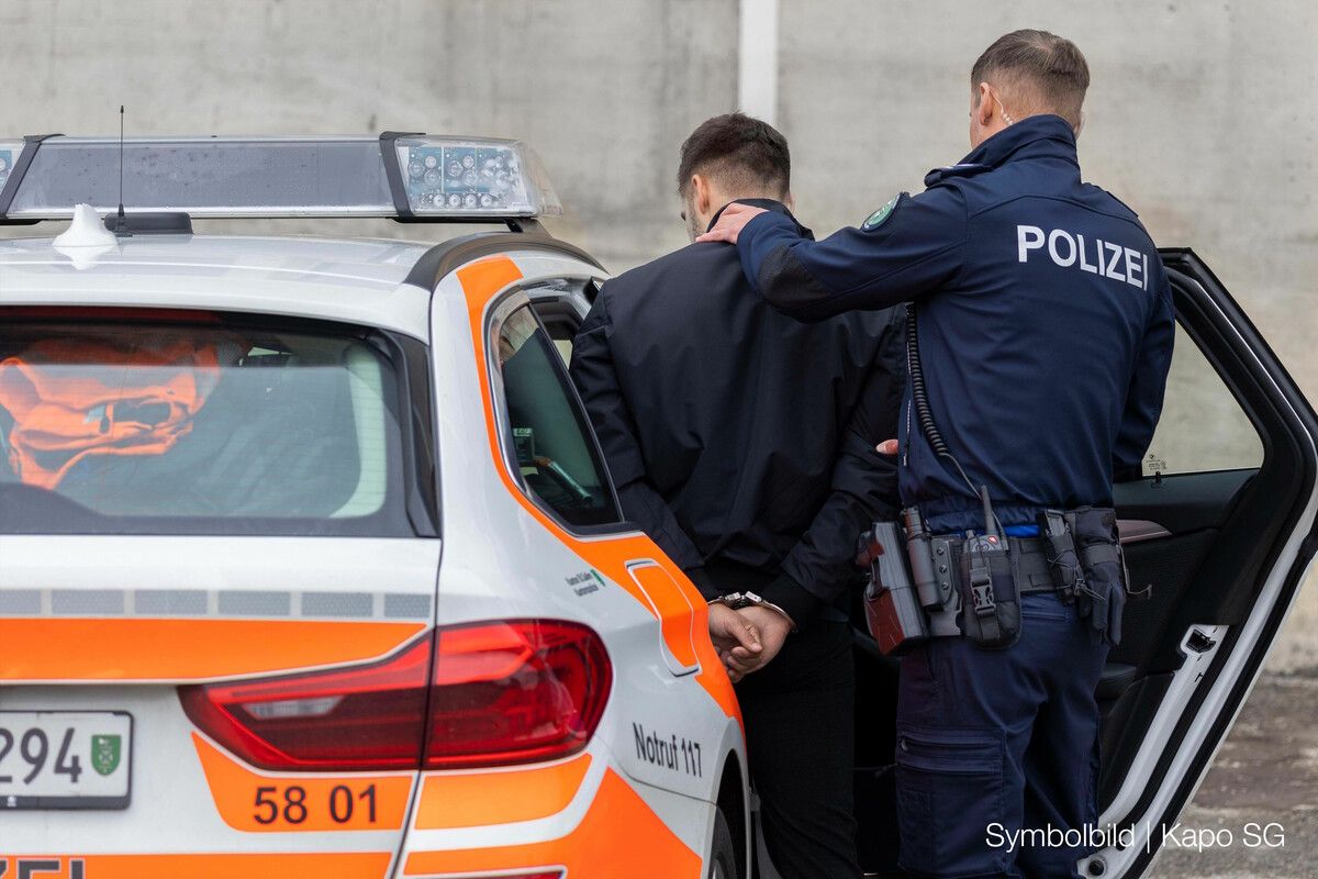 Zwei Asylwerber wurden wegen Tatverdacht festgenommen. ⇒Kantonspolizei/Symbol