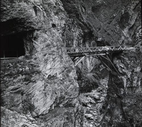 Die Schaufelschluchtbrücke, 1931, von Norbert Bertolini.