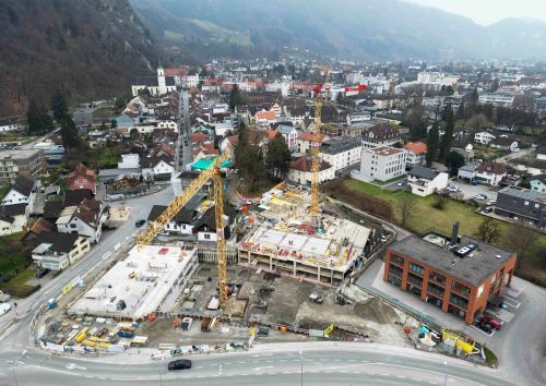 Die Tiefgarage ist bereits gebaut, bald soll es oberirdisch weitergehen.  Stadt