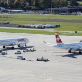 Hauptreisezeit am Flughafen Zürich