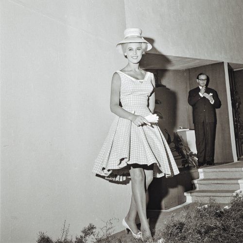 Dornbirn, Modenschau auf der Messe, 1960