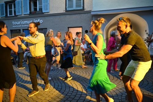 Ein Geheimtipp war kürzlich die Salsa Night in der Bludenzer Altstadt. stadtmarketing