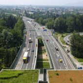 Pfändertunnel seit zehn Jahren vierspurig