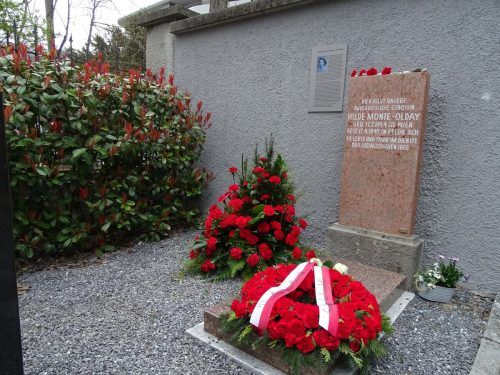 Grabmal von Hilde Meisel Olday auf dem evangelischen Friedhof in Feldkirch.  JMH/M. Feuerstein
