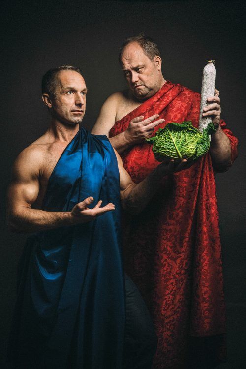 Günther Lainer und Christian Putscher mit ihrem Programm „Wurst Salat“.