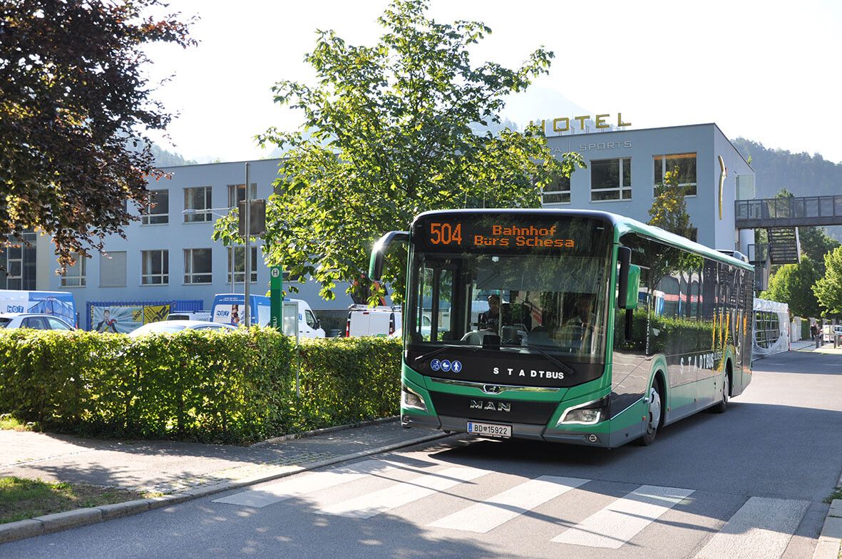 Die Linie 504 wird gerne angenommen.stadt